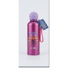 Elifim Avm Smart Kids Temalı Alüminyum Çocuk Matarası (500 Ml)