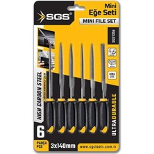 Sgs 6 Parça Mini Eğe Seti 3*140 mm SGS1356