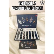 Uslucan Alışveriş Yeni Nesil Akıllı Saat 2024 Model Uyku ve Sağlık Takibi Bluetooth Bağlantılı