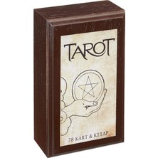 Brf Store Shopandenjoy Tarot 78 Kart ve Kitap (Ahşap Kutulu): 78 Kart ve Tarot Kitabı