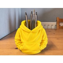 Brf Store Shopandenjoy Kapüşonlu Sweatshirt Kalemlik – 3D Baskı Masaüstü Organizer-Sarı