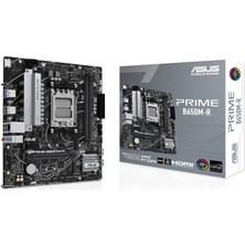 Brf Store Shopandenjoy Asus Prime B650M-R Amd B650 Am5 Soket Ddr5 7200+(OC) Mhz Matx Anakart