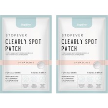 Brf Store Shopandenjoy Stopever Clearly Spot Patch, Sivilce Karşıtı Şeffaf Plaster 2'li Paket | Ultra Ince, Hi