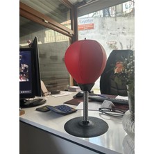 Brf Store Shopandenjoy Muba Masaüstü Vakumlu Boks Torbası Pompa Hediyeli Kırmızı Tek Ebat