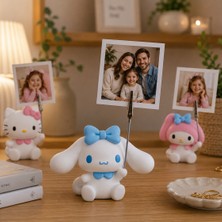 Fing Art Cinnamoroll Tasarımlı Dekoratif Notluk, Metal Kıskaçlı Fotoğraf ve Not Tutucu