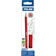 Milan 80001 Altıgen Gövde Hb Kurşun Kalem 12'li Kutu - 2.2 mm Uç