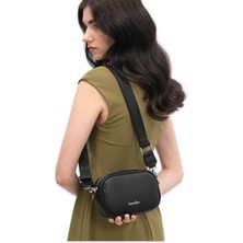 Benetton BNT_1839 12X16X7 Çapraz Siyah Kadın Çanta