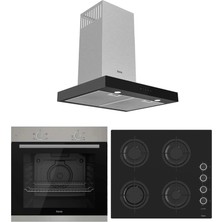 Ferre Eko Siyah Ankastre Set (XE61MDV-CS205-D100)