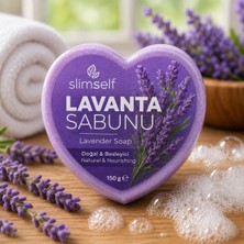 Slimself Lavanta Süngerli Doğal Sabun