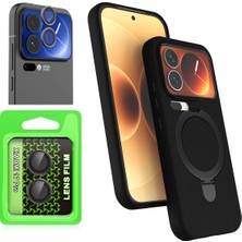 Vendas Xiaomi Mi 17 Pro Uyumlu Regal M-Safe Standlı Kapak + Kamera Lens Koruyucu