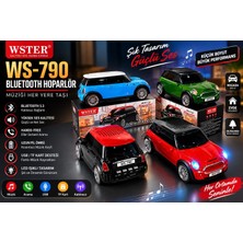 Azurtech WS-790 Bluetooth Hoparlör Mini Araba Tasarımlı Kablosuz Speaker Bluetooth 5.3