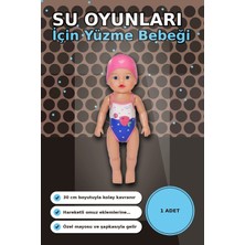 Pilsiz Çalışan Yüzen Oyuncak Bebek Lizzie 30 cm - Su Geçirmez Kız Çocuk Hediyesi BX-313396
