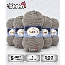 Nako Sport Wool - 922 Fil Derisi - 5'li Paket - 100GR/120M - Hırka-Kazak-Atkı-Bere-Patik-Yelek, El Örgü Ipi