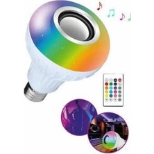 Bluetooth Hoparlör Akıllı Rgb LED Işık Renk Değiştirme Ses Bombası Ampül Görünümlü
