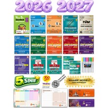 Tonguç Akademi 5. Sınıf 4 Ten 5 E Hazırlık Seti - Dinamo Deneme Zoru Bankası Yazılı Notları Denemeleri Full Set