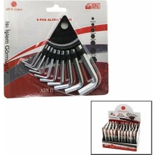 10 Parça  Kartlı Alyan Anahtar Takım SETI120MM-NO-1.5-10 BX40