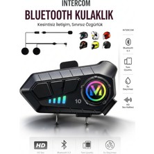 Freedoom Style Bluetooth Motosiklet Kaskı Interkomu Kablosuz Iletişim Cihazı