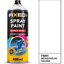 Sgs Sprey Boya Beyaz Parlak RAL9000 400 ml
