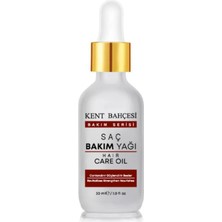 Kent Bahçesi Saç Bakım Yağı ve Canlandırıcı ve Güçlendirici Hair 30 ml - Soğuk Sıkım Damlalıklı