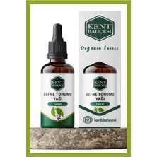 Kent Bahçesi Defne Tohumu Yağı 30 ml Soğuk Sıkım %100 Saf Doğal ve Katkısız Laurel Berry Carrier Oil