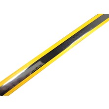 Trend Garaj Dekoratif Şerit 30MM  Sarı - Ortası Krom 3 Metre