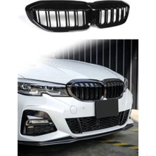 Tmz Garage Bmw G20 Pre-Lcı 2019-2022 Çift Çizgili Ön Panjur Ithal Piano Black