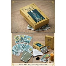 Hediye Vakti Klasik Tarot Destesi - Türkçe Kılavuz Kitapçıklı Tarot Seti 78 Kart - Rider Waite Tabanlı