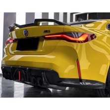Tmz Garage Bmw G22 Style Bagaj Spoilerı Ithal Piano Black Parlak Siyah Sportif Arka Spoiler