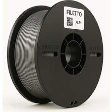 Filetto Pla+ 3D Filament – 1.75MM – 1kg – Ams Uyumlu - Gümüş Gri