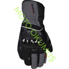 Okumus Motorcycle Spare Parts Accessories Scoyco MC82 Gri Kışlık Suya Dayanıklı Motosiklet Eldiven(L)