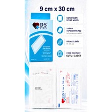 Ds Plus Yara Örtüsü 9 cm x 30  cm Nonwoven Steril ve Hijyenik ( 5' Li Kutu )
