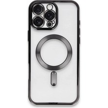 Marsilyan™- Apple Iphone 16 Pro Kılıf Kross Magneticsafe Kapak - Siyah