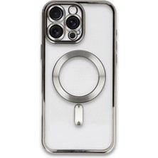 Marsilyan™- Apple Iphone 16 Pro Max Kılıf Kross Magneticsafe Kapak - Titan Gri