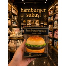 Black Diamond Plush Toy Hamburger Sukuşi Yumoş Oyuncak