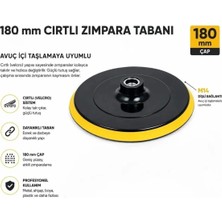 Sara S579 Cırtlı Zımpara Tabanı 180 mm Disk Tabanı Altlığı Zımpara Taban 180 mm