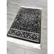 Al Haramain 001_YEŞIL_4MM Medine-I Münevvere Mescid Modeli Dokuma Seccade