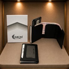 Mkm Luxury Deri Para Bölmeli Otomatik Kartlık