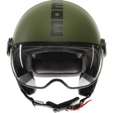 Momodesıgn Momo Kask Fgtr Classıc Mono Matt Mılıtary Green Black - Beden L