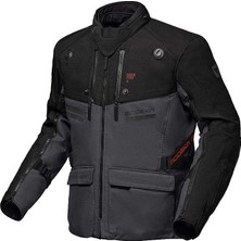 Modeka Atlaz Waterproof 'aaa' Ceket Koyu Gri Siyah