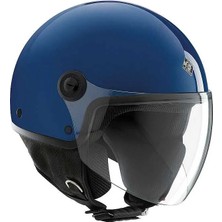Tucano Urbano El Jettın 6.0 Yarım Kask Mat Koyu Mavi - Beden M
