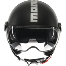 Momodesıgn Momo Kask Fgtr Evo Mono Matt Black Sılver - Beden L