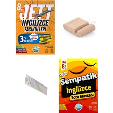 Ünlüler Karması 8.sınıf Sempatik Ingilizce-Jett Ingilizce Fasikülleri Lgs 2027+TELEFON Tutucu+Çözüm Ayracı