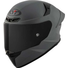 Kyt Tt-Revo Kask Plaın Matt Grl Grey