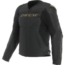 Dainese Daınese Ceket Racıng 5 Leather Black Gold