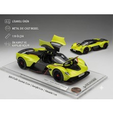 Boratila Toys 1:18 Ölçek Orjinal Lisanslı Diecast Metal Aston Martin Valkyrie Araba ( Sarı )