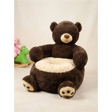 Boratila Toys 50 cm Peluş Oyuncak Peluş Hayvan Koltuk (Boz Ayıcık)