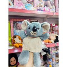 Boratila Toys Sevimli Renkli Hayvan Temalı Peluş Oyuncak El Kuklası (Koala)
