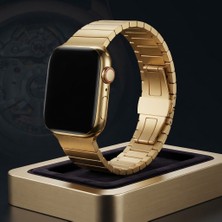 Apple Watch 11 10 46MM 4 5 6 7 8 Se Ultra Uyumlu 42 44 45 49 mm Uyumlu  Titanyum Paslanmaz Çelik Kordon