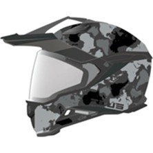 Zeus Kask ZS-913 Bf6 Matt Black Grey Black Sılver Plk