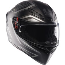 Agv Kask K1 S Slıng Matt Black Grey